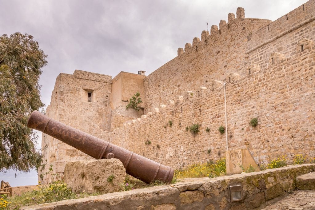 Fort canon - TUNISIA - Kerkouane Punic town day trip from Tunis or Sousse