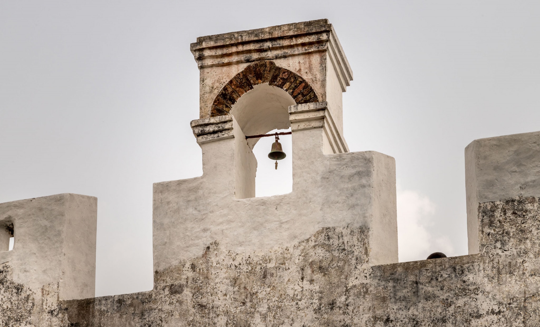 Fort Metal Cross Dixcove bell tower - GHANA - 5 lesser known slave forts; day trip from Takoradi