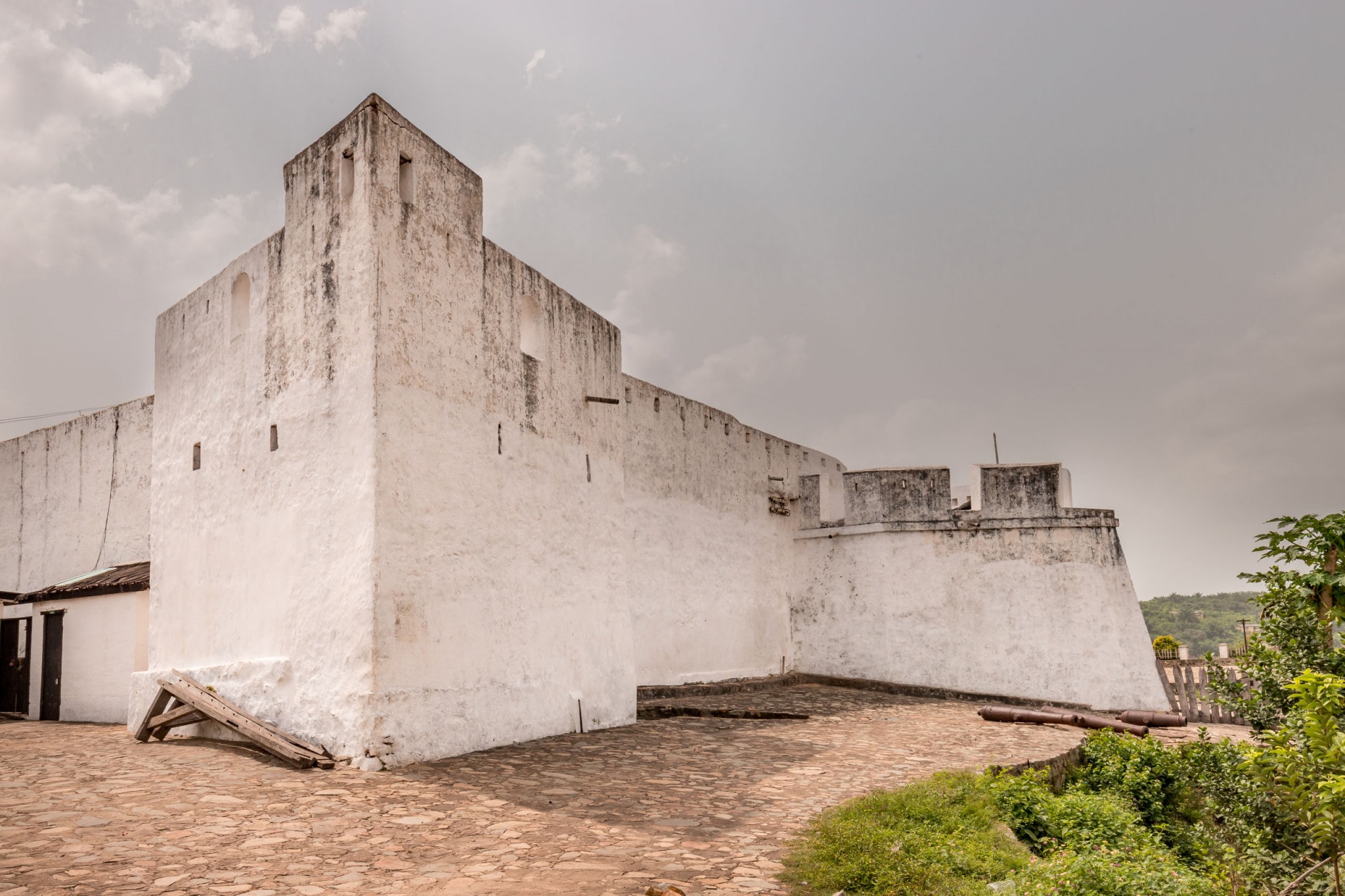 Fort Metal Cross Dixcove close up - GHANA - 5 lesser known slave forts; day trip from Takoradi