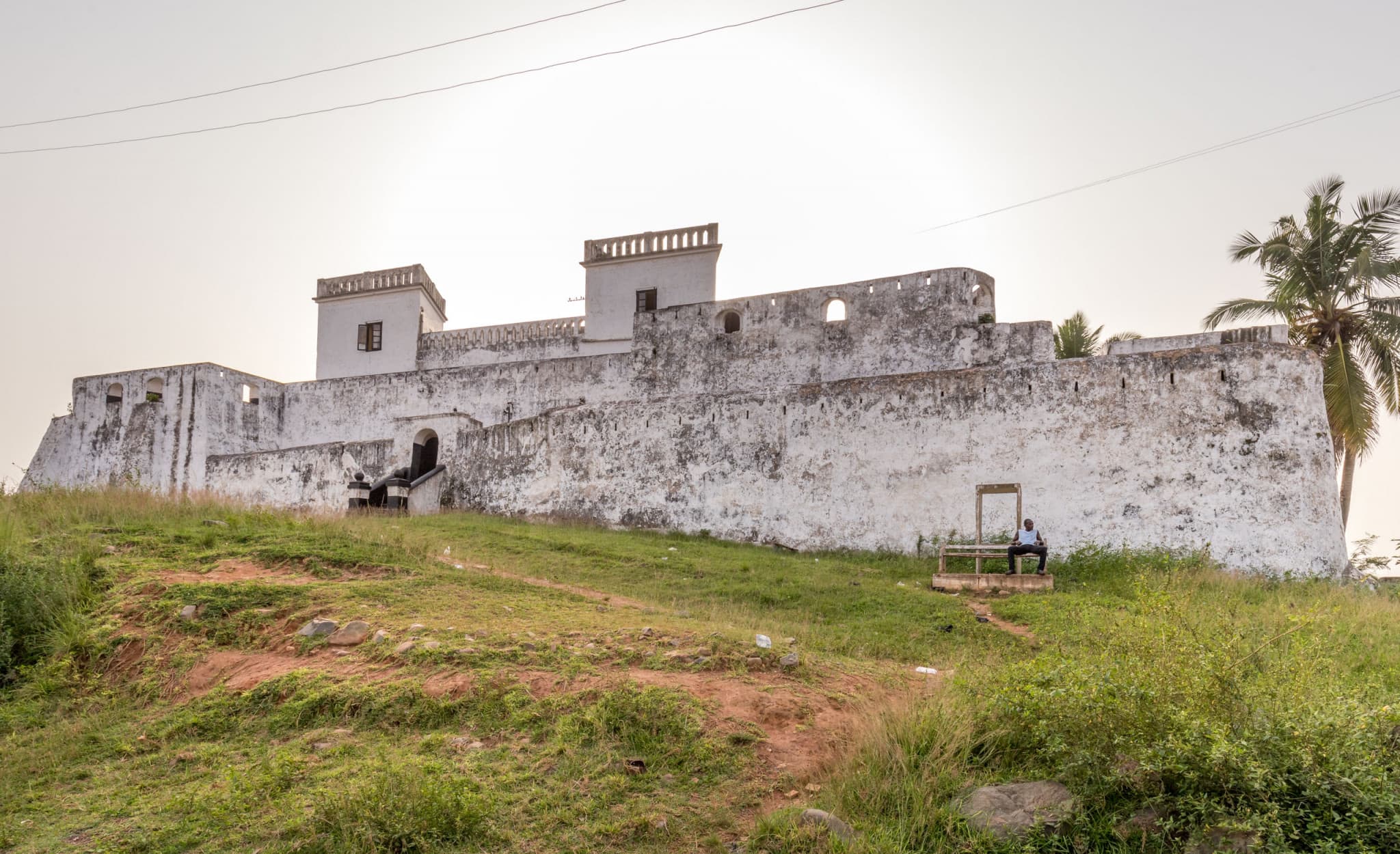 Fort Saint Antony Axim outside - GHANA - 5 lesser known slave forts; day trip from Takoradi