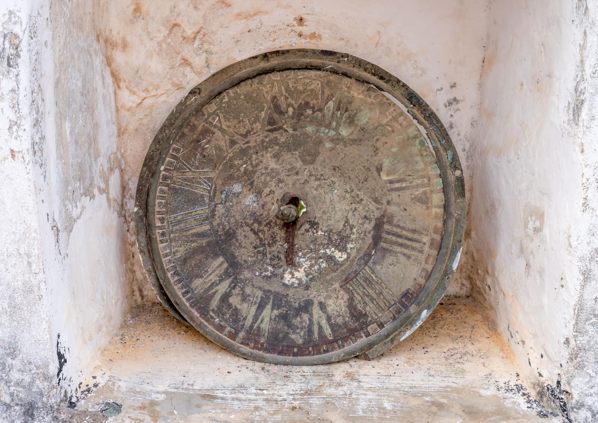 Fort Saint Antony Axim sundial - GHANA - 5 lesser known slave forts; day trip from Takoradi
