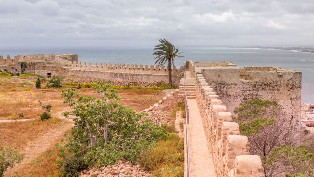 Kelibia Fort wall tower - TUNISIA - Kerkouane Punic town day trip from Tunis or Sousse