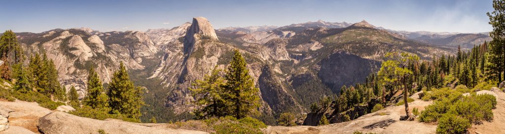 Glacier point panorama - USA - The best Yosemite itinerary for first time visitors (1 or 2 days)