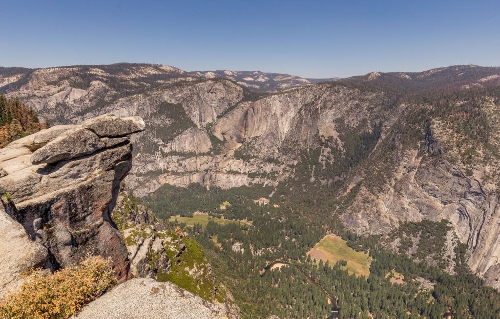 Glacier point valley view - USA - The best Yosemite itinerary for first time visitors (1 or 2 days)