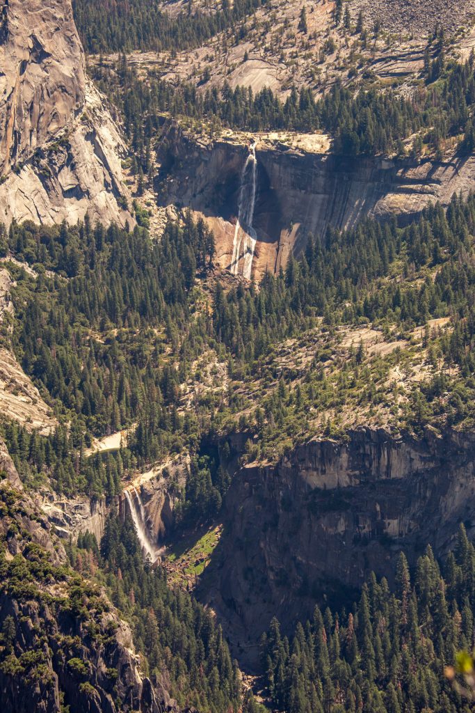 Glacier point vernal falls - USA - The best Yosemite itinerary for first time visitors (1 or 2 days)