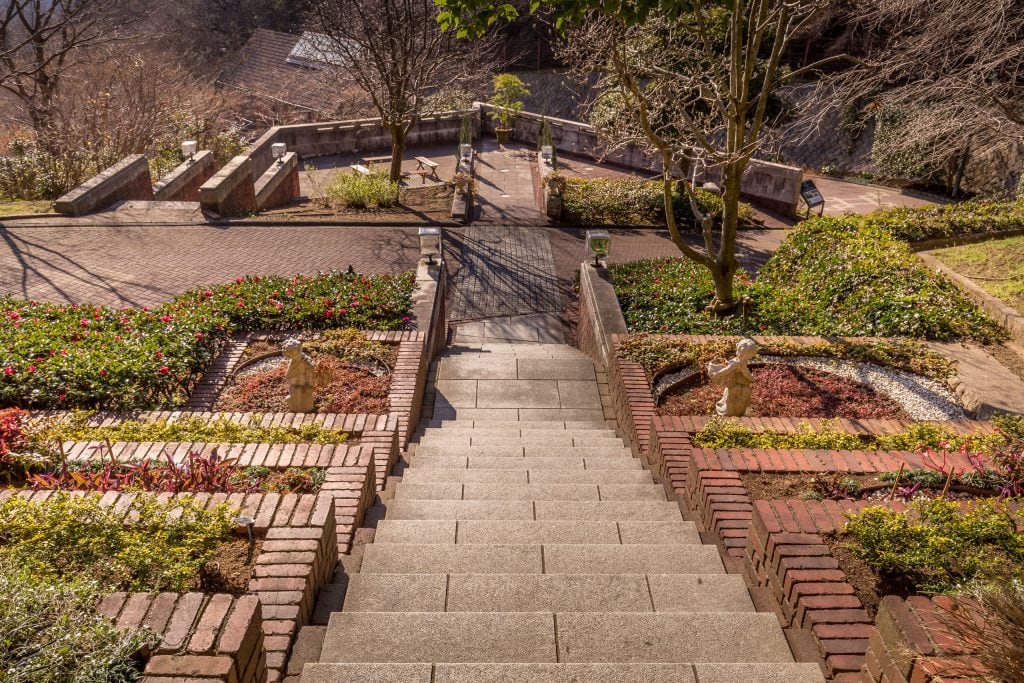 Herb garden in winter - JAPAN - 1-day trip to Kobe from Osaka or Kyoto: What to do & where to eat Kobe steak