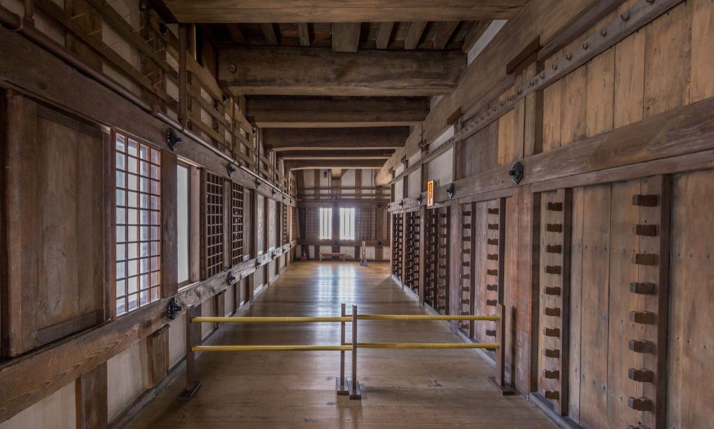 Inside Corridor - JAPAN - Day trip to Himeji Castle from Osaka (or Kobe / Kyoto)
