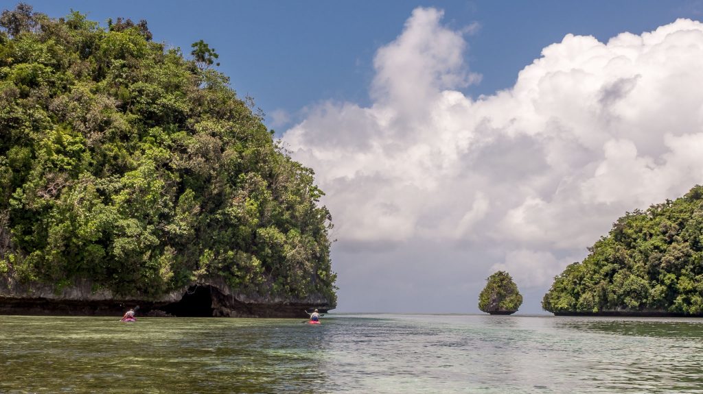 Rock Islands - PALAU - Exploring Palau's Rock Islands by kayak & snorkeling in a hidden lake