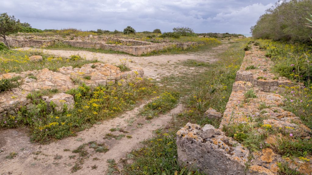 Kerkouane Punic City city walls - TUNISIA - Kerkouane Punic town day trip from Tunis or Sousse
