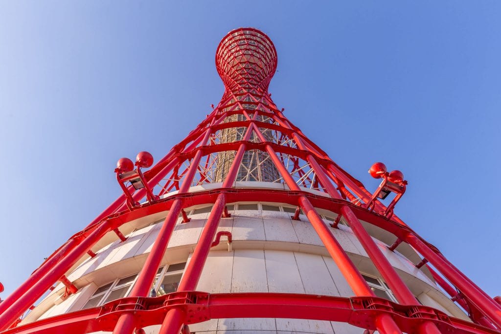 Kobe port tower - JAPAN - 1-day trip to Kobe from Osaka or Kyoto: What to do & where to eat Kobe steak