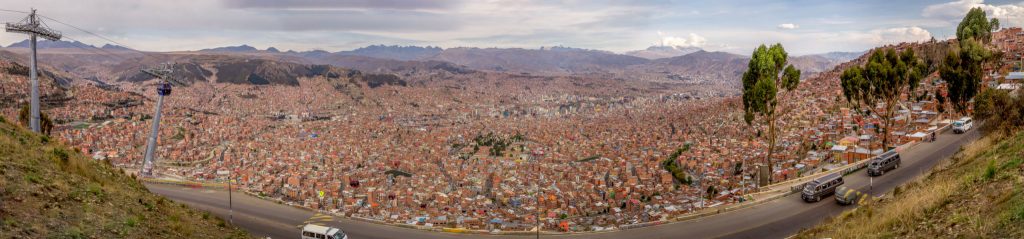 La Paz view - BOLIVIA - Back to the Tiwanaku Empire; a day trip from La Paz