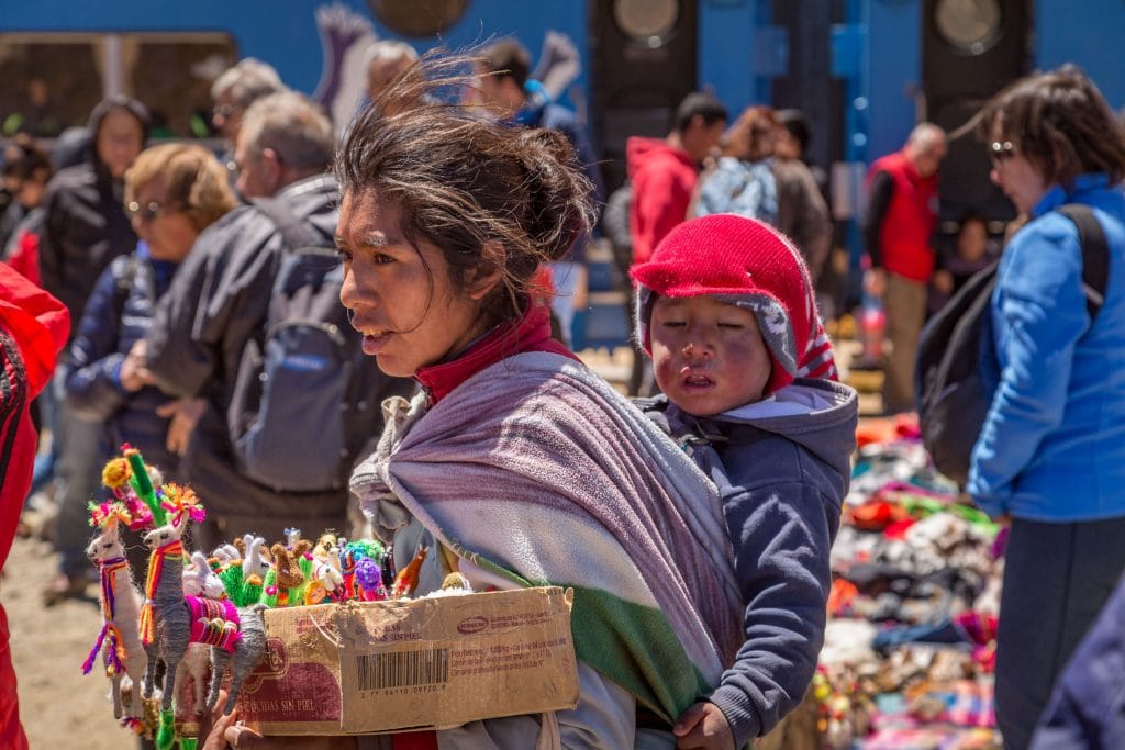 Local Selling Crafts - ARGENTINA - Train to the Clouds; a must-do ride in the Andes near Salta