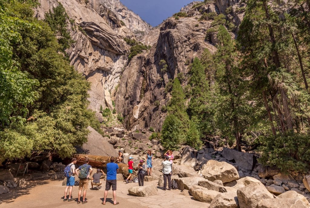Lower falls dry - USA - The best Yosemite itinerary for first time visitors (1 or 2 days)