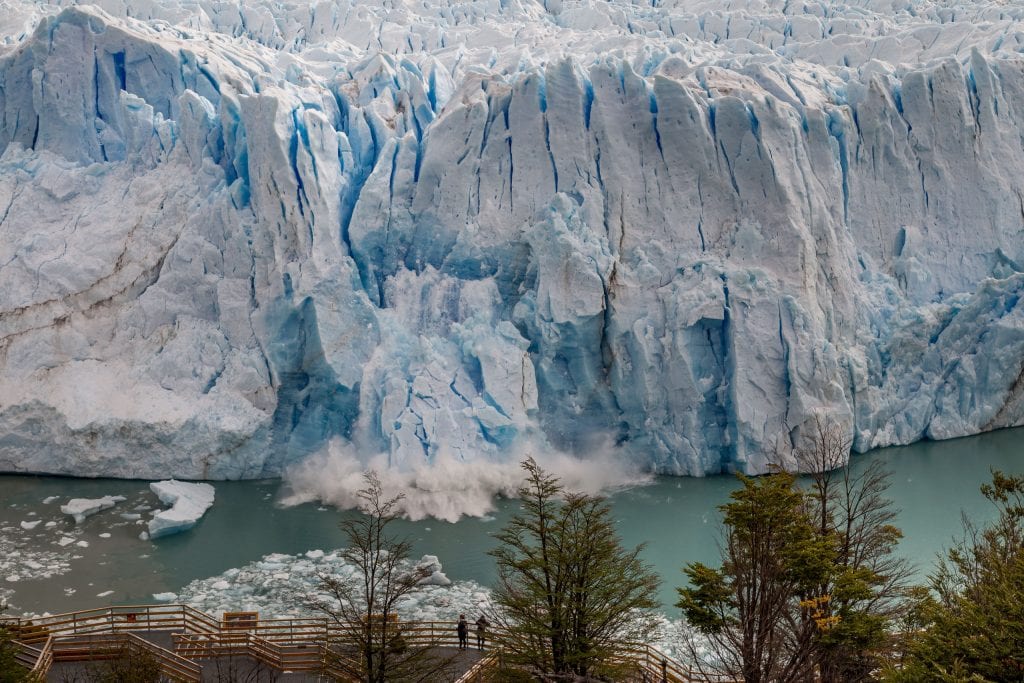 Massive ice breaks falls into water - ARGENTINA - Perito Moreno Glacier: nature at its best in El Calafate