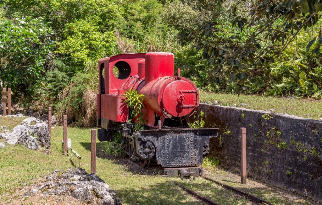 Old locomotive - MARIANA ISLANDS - Must see places on a Rota island overnight trip; the unspoiled marianas