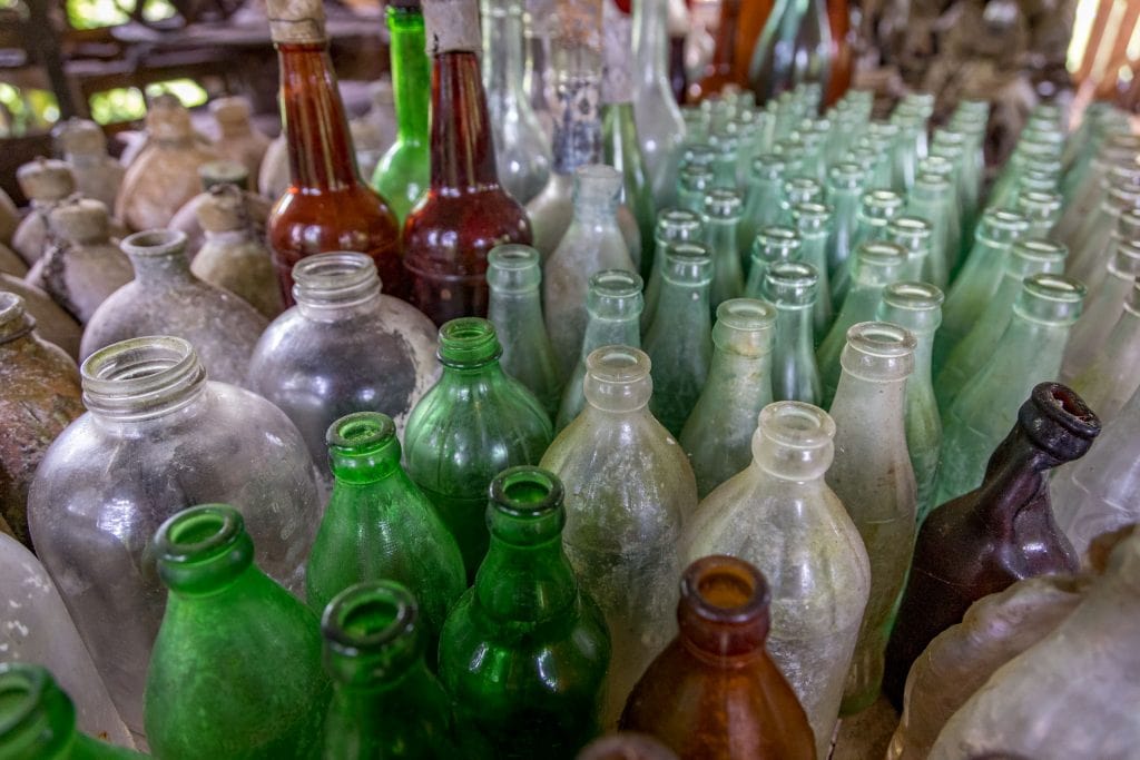 Peter Joseph WWII museum bottles - SOLOMON ISLANDS - Skull Island Munda & New Georgia WWII history day trip