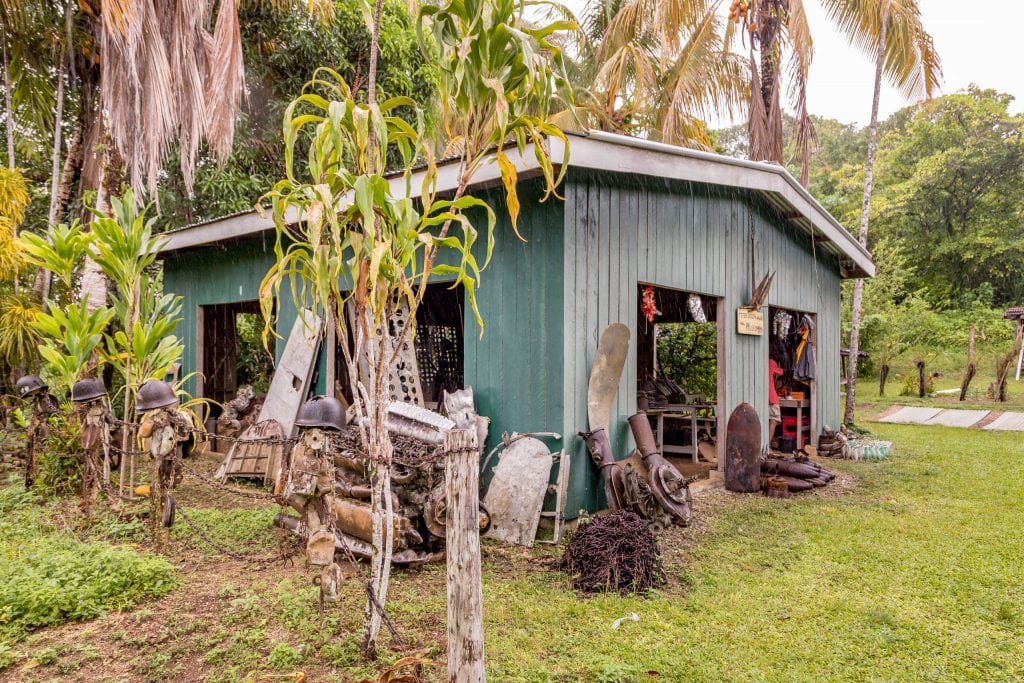 Peter Joseph WWII museum exterior - SOLOMON ISLANDS - Skull Island Munda & New Georgia WWII history day trip