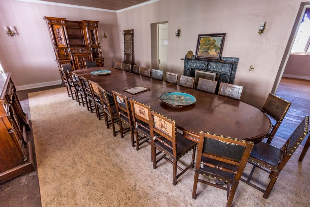 Pulacayo Casa de Gerencia dining room - BOLIVIA - Sucro to Potisi and to Uyuni: Pulacayo is a must stop (and more)