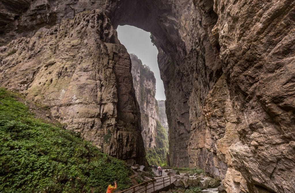 Qinglong Three Natural Bridges - CHINA – Wulong Karst National Park day trip from Chongqing