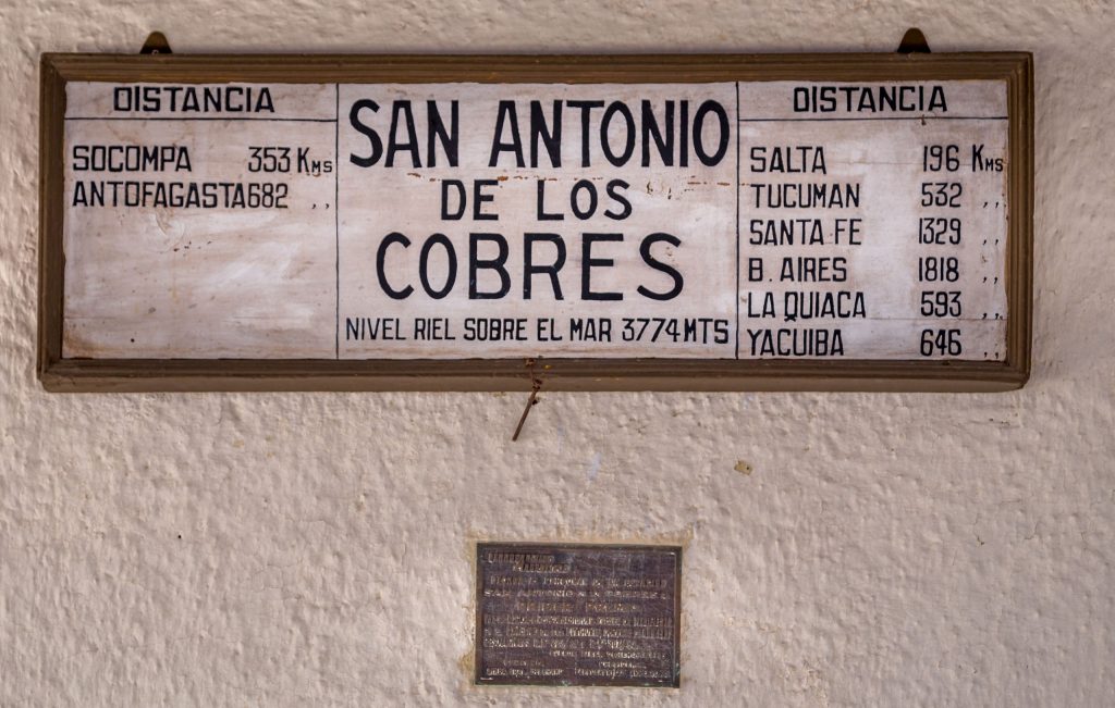San Antonio de los Cobres Train Station - ARGENTINA - Train to the Clouds; a must-do ride in the Andes near Salta