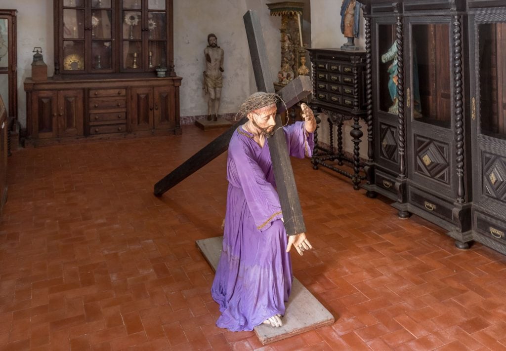 San Sebastian Fort museum religious icons - SÃO TOMÉ & PRÍNCIPE - Central São Tomé day trip; culture & nature on paradise island