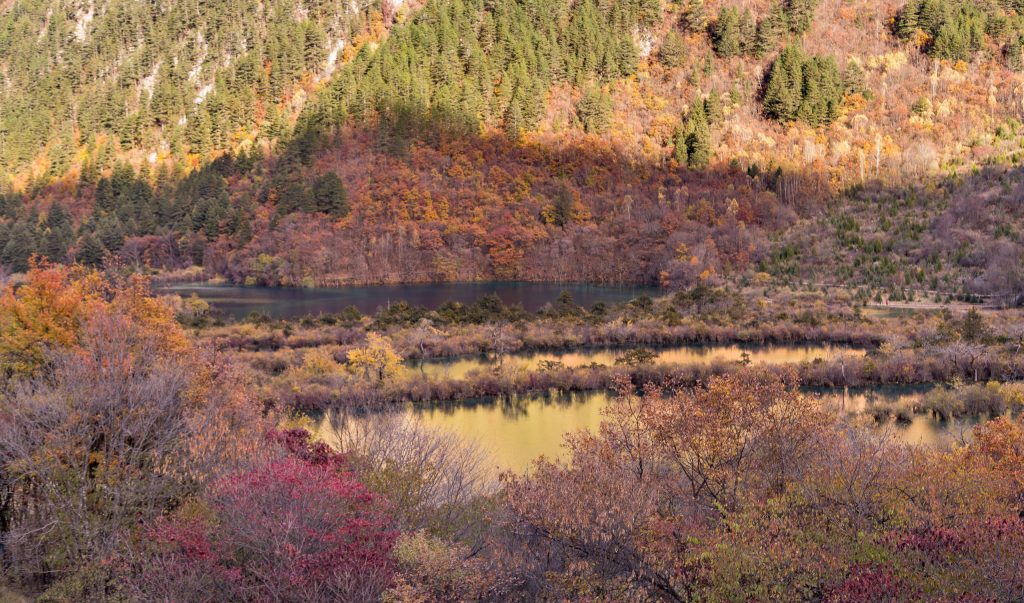 Shuzheng Lakes Sunset - CHINA - Jiuzhaigou Nature Park guide: all must-see spots in a day