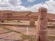 Statue and akapana - BOLIVIA - Back to the Tiwanaku Empire; a day trip from La Paz