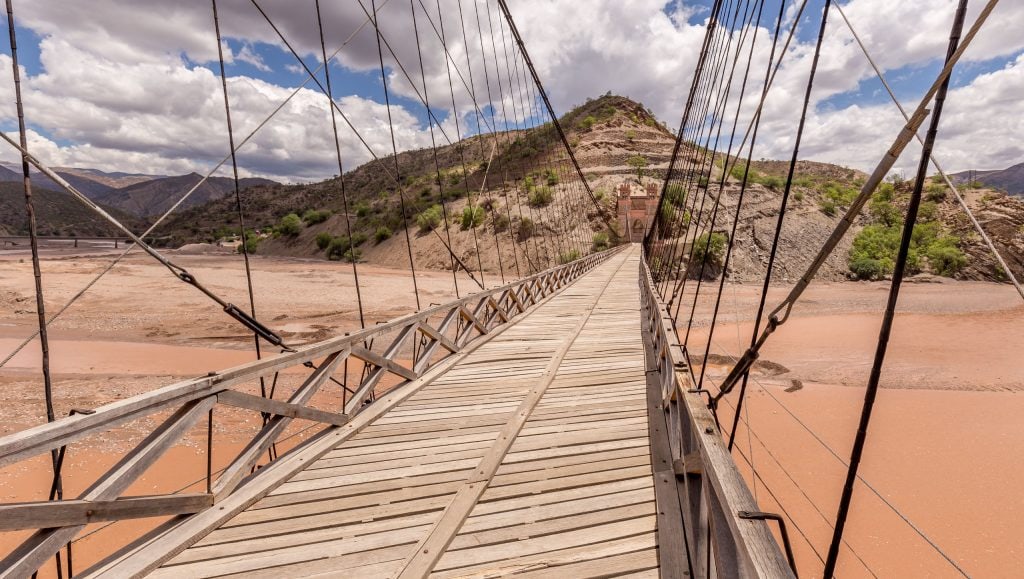 Puente Acre Bridge - BOLIVIA - Sucro to Potisi and to Uyuni: Pulacayo is a must stop (and more)
