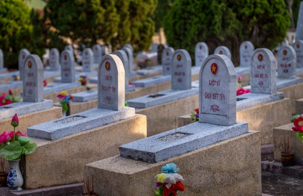 Vietnamese war cemetary - VIETNAM - DMZ day tour from Hue; the must see places