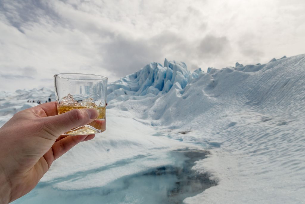 Wiskey with glacier ice - ARGENTINA - Perito Moreno Glacier: nature at its best in El Calafate