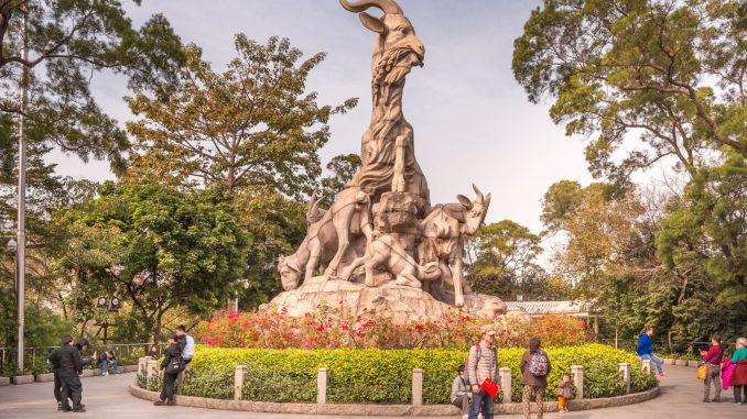 Yuexiu Park Five Rams Statue - CHINA - Layover in Guangzhou: what to do in 4 -12 hours Yuexiu Park Five Rams Statue - CHINA - Layover in Guangzhou: what to do in 4 -12 hours