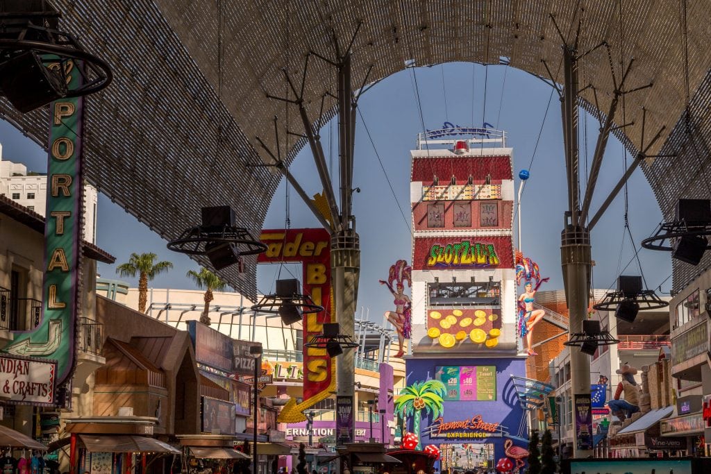 Fremont Street Zip-Line - USA - How to spend a day in Las Vegas: must-see & must-do