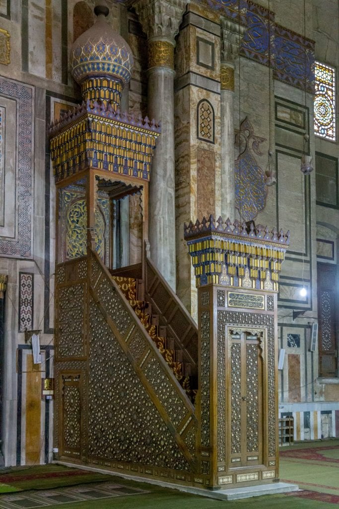 EGYPT - Islamic Cairo: The historical Muizz Street and Al-Rifai & Sultan Hassan Mosque