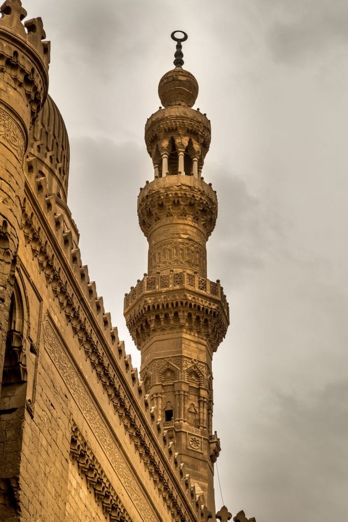 EGYPT - Islamic Cairo: The historical Muizz Street and Al-Rifai & Sultan Hassan Mosque