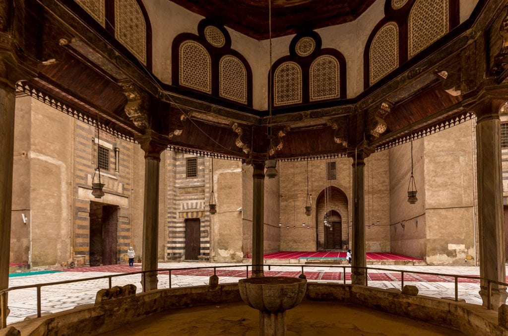 EGYPT - Islamic Cairo: The historical Muizz Street and Al-Rifai & Sultan Hassan Mosque
