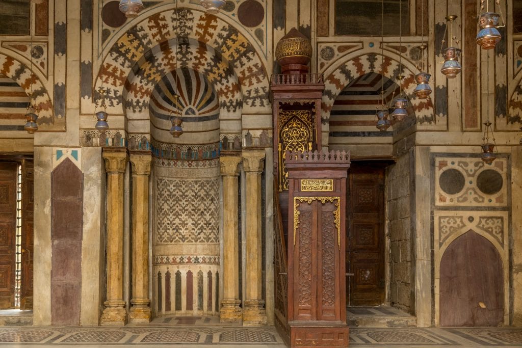 EGYPT - Islamic Cairo: The historical Muizz Street and Al-Rifai & Sultan Hassan Mosque