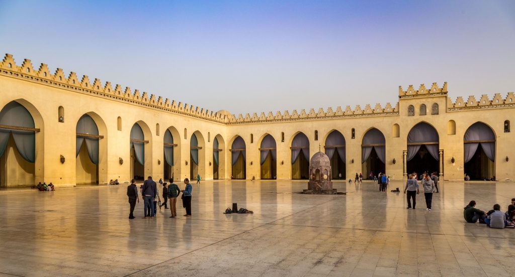 EGYPT - Islamic Cairo: The historical Muizz Street and Al-Rifai & Sultan Hassan Mosque