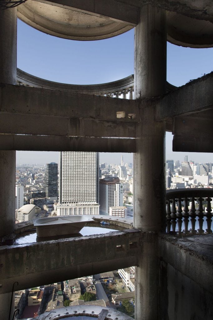 THAILAND - Urban exploring the abandoned Sathorn Unique Tower in Bangkok