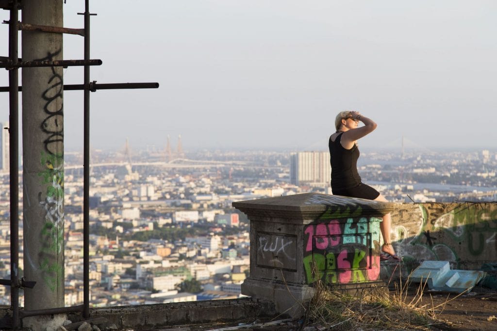 THAILAND - Urban exploring the abandoned Sathorn Unique Tower in Bangkok