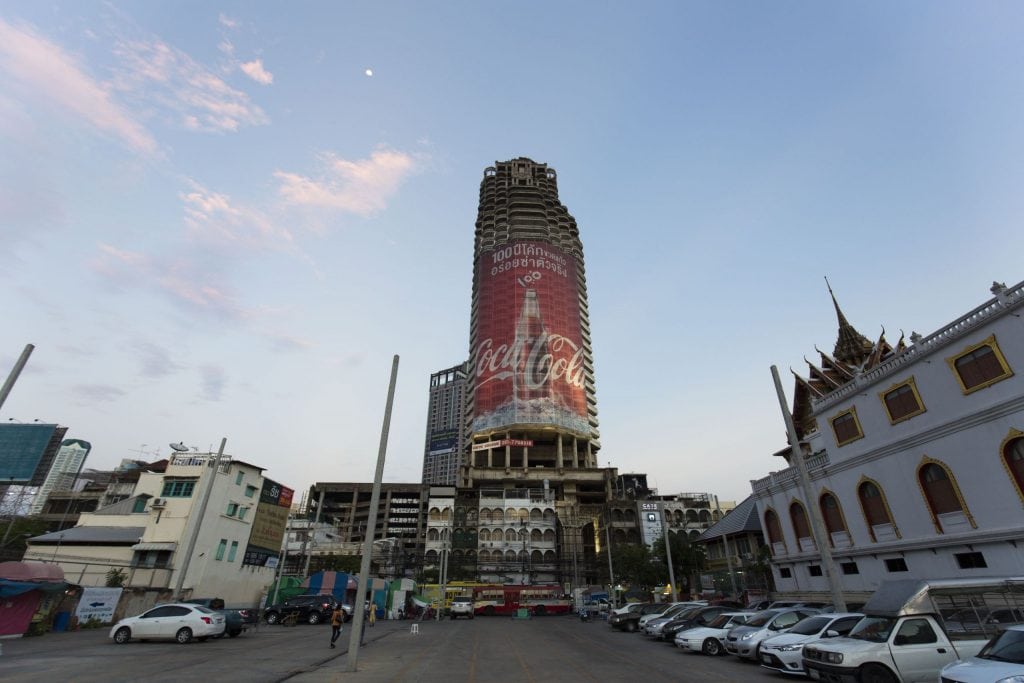 THAILAND - Urban exploring the abandoned Sathorn Unique Tower in Bangkok