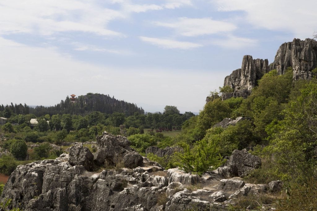 CHINA – A day trip from Kunming to the surrealistic Shilin Stone Forest karst landscape