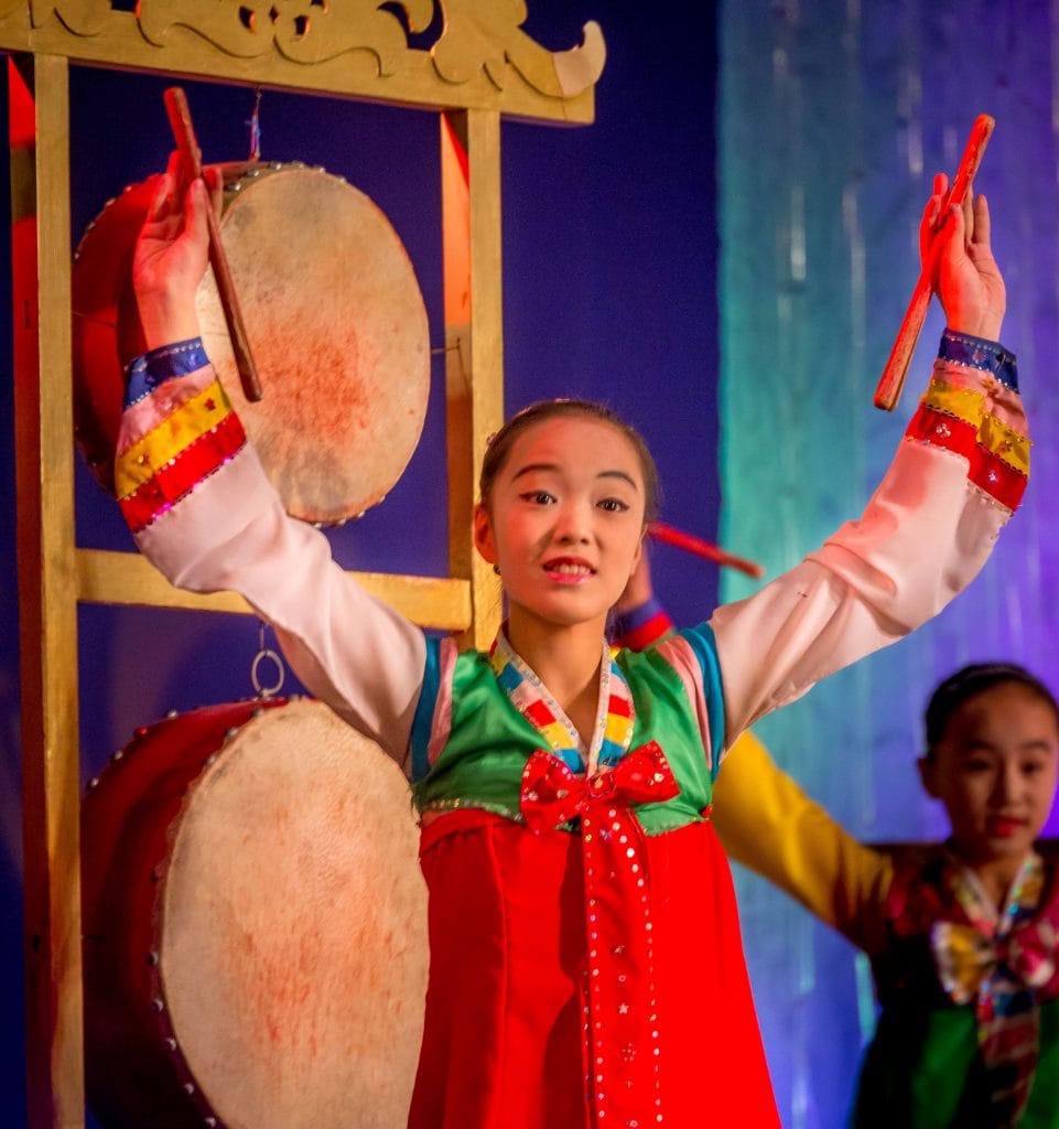 NORTH KOREA – Art, music, circus & dance entertainment; Pyongyang explored