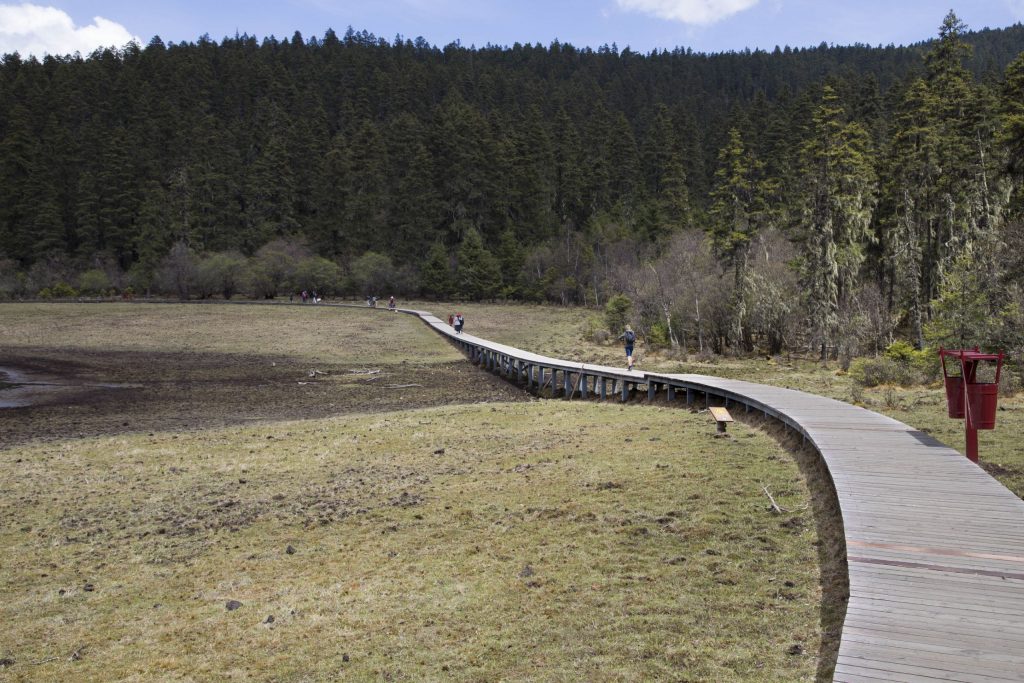 CHINA - A hike through the Potatso national park near Shangri-La