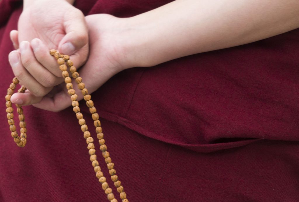TIBET - Drepung and Sera monastery in Lhasa with monks debating