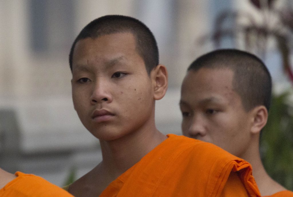 LAOS - Monks alms giving ceremony in Luang Prabang