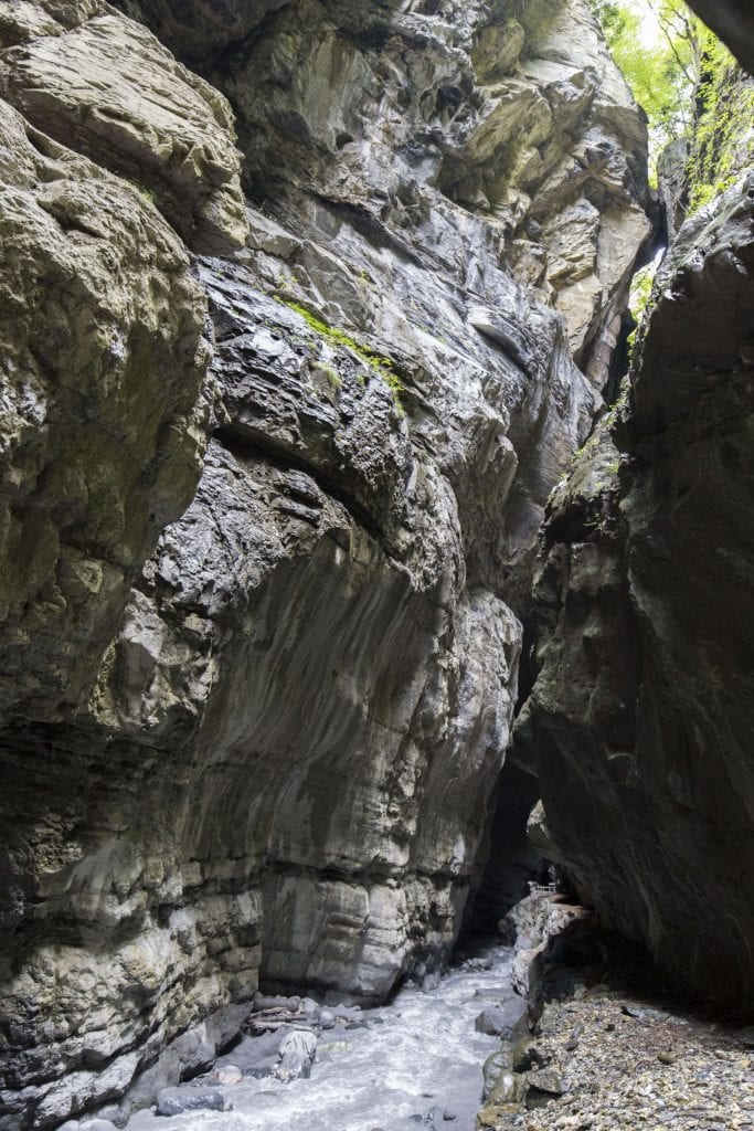 SWITZERLAND - The Tamina spring & Bad RagARTz in Bad Ragaz