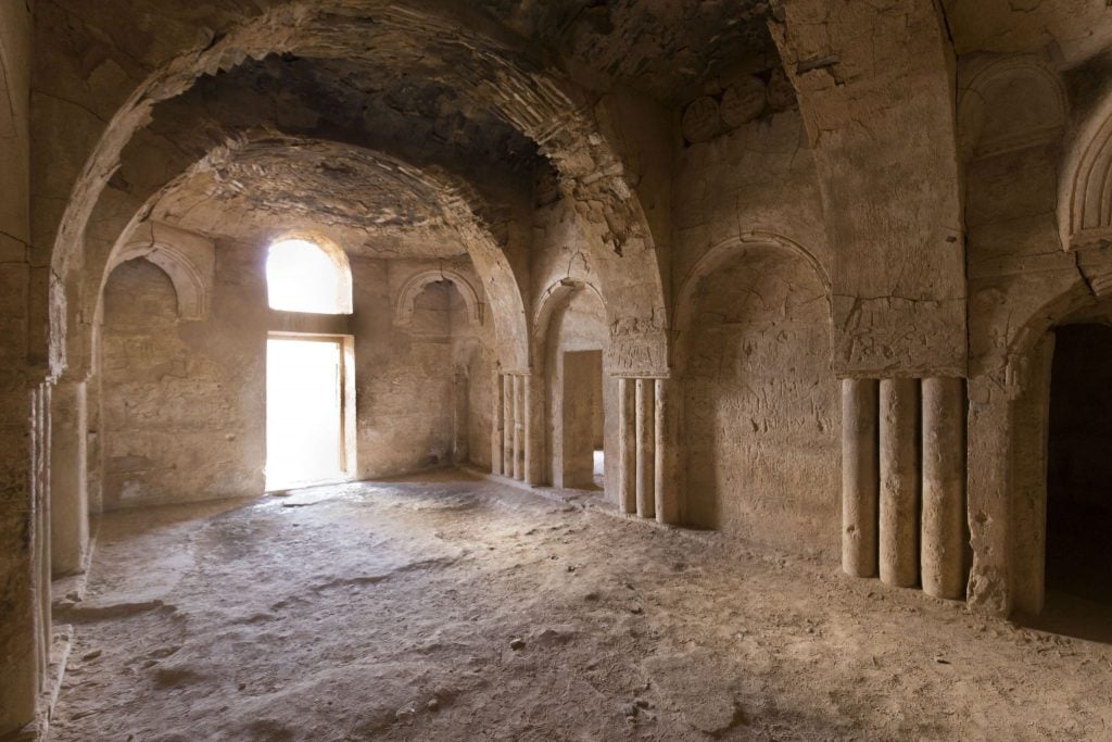 JORDAN - Exploring Qasr Amra frescos and the desert castle loop