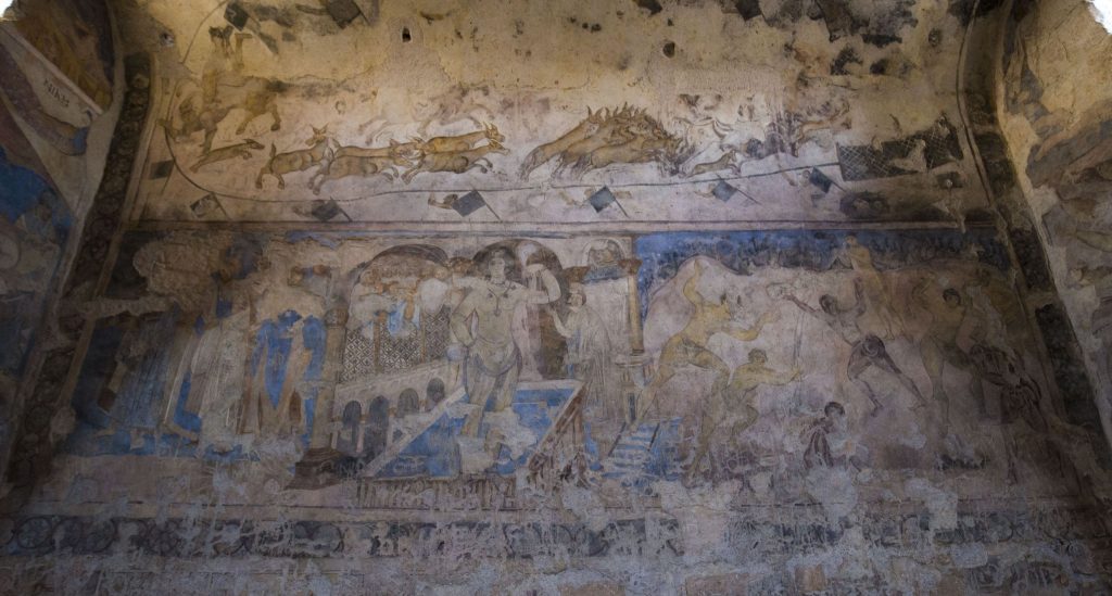 JORDAN - Exploring Qasr Amra frescos and the desert castle loop