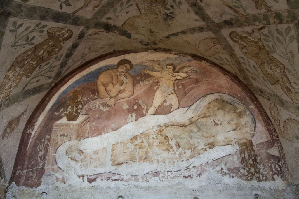 JORDAN - Exploring Qasr Amra frescos and the desert castle loop