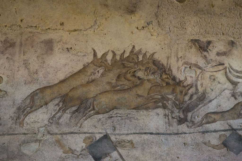 JORDAN - Exploring Qasr Amra frescos and the desert castle loop